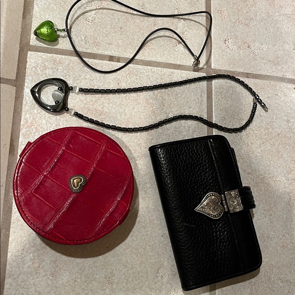 Brighton Handbags - Brighton BUNDLE + cool heart necklaces!
